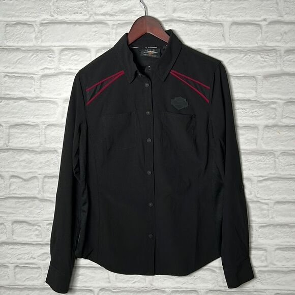 Like new Harley Davidson blouse - Picture 1 of 4